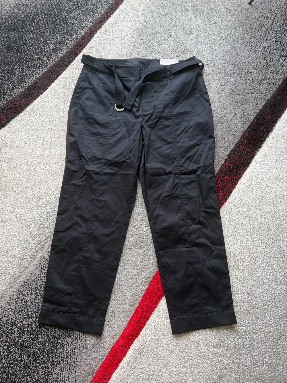 Chico’s Black Straight Leg Belted